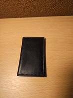 Nieuwe Zwart Leren Pasjeshouder Kaartenhouder, Sieraden, Tassen en Uiterlijk, Portemonnees, Overige merken, Zwart, Nieuw, Ophalen of Verzenden