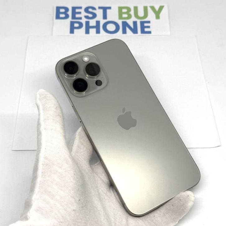 iPhone 16 Pro Max 256GB naturel /krasvrij /100% batt /garant, Telecommunicatie, Mobiele telefoons | Apple iPhone, Zo goed als nieuw