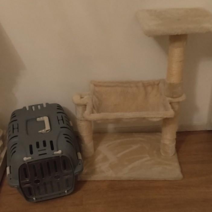 Katten krabpaal reismand, Dieren en Toebehoren, Ophalen, Zo goed als nieuw