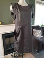 S'Nob Snob mooi bruin grijze jurk mt 42 L, Kleding | Dames, Bruin, Verzenden, Maat 42/44 (L), Zo goed als nieuw