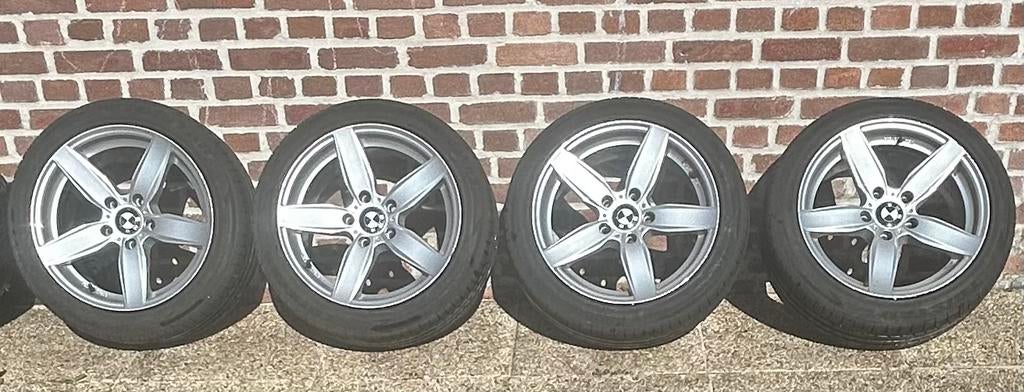 BMW banden met velgen te koop. Zomer & winterset, Ophalen, Gebruikt