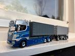Tekno 1:50 Trailer dual air + 40m3 container /No WSI Scania/, Hobby en Vrije tijd, Modelauto's | 1:50, Ophalen of Verzenden, Zo goed als nieuw