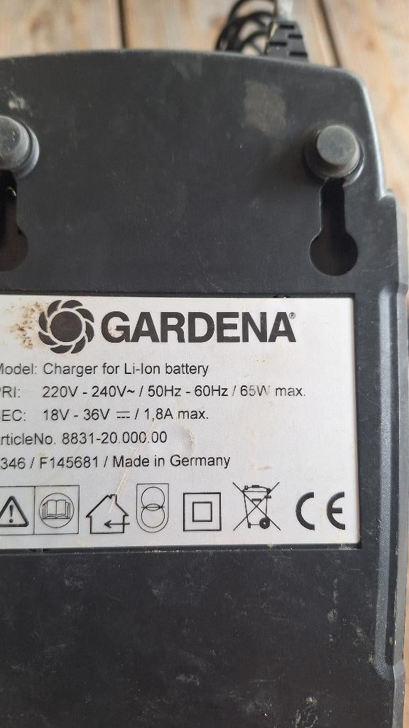 Gardena acculader laadstation oplader, ,, Ophalen of Verzenden, Zo goed als nieuw, ,