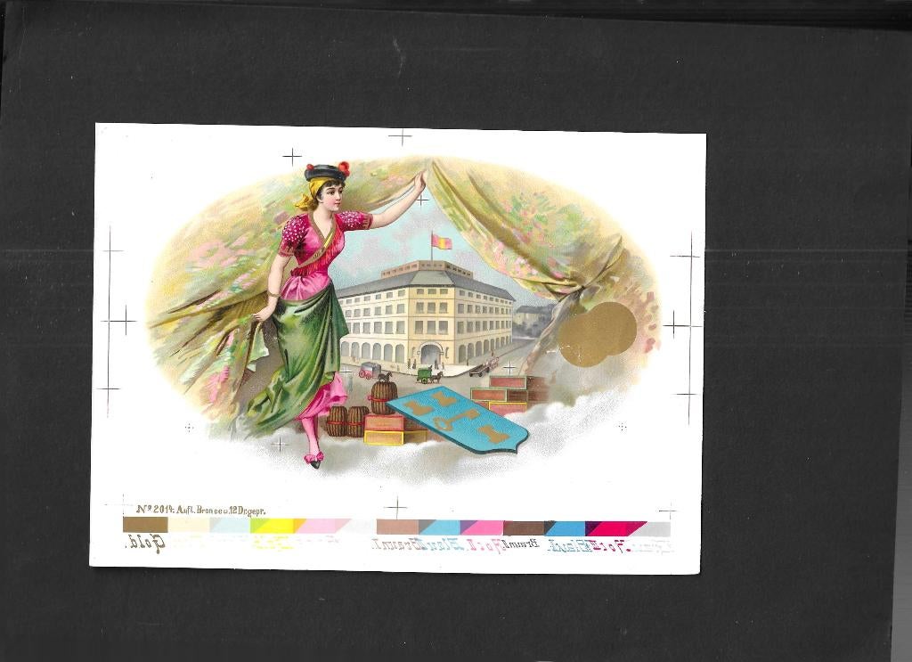 Etiket scan V4786, Ophalen of Verzenden, Gebruikt, Sigarenbandjes