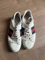 Gucci Ace schoenen / sneakers wit EU 42 gedragen, Wit, Overige typen, Ophalen of Verzenden, Gedragen