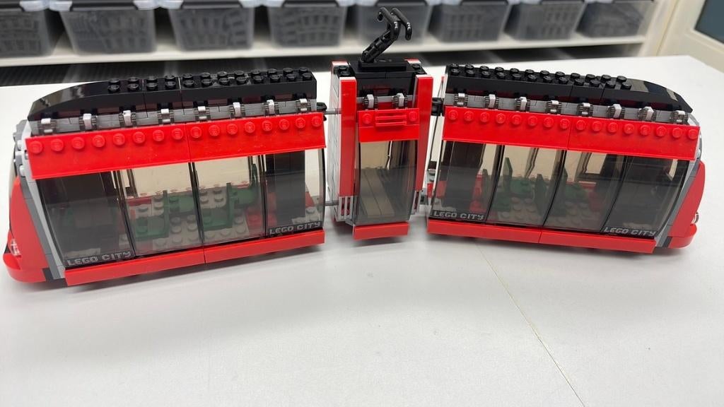 SB2073 Lego tram/ trein past op lego spoor!, Ophalen of Verzenden, Zo goed als nieuw