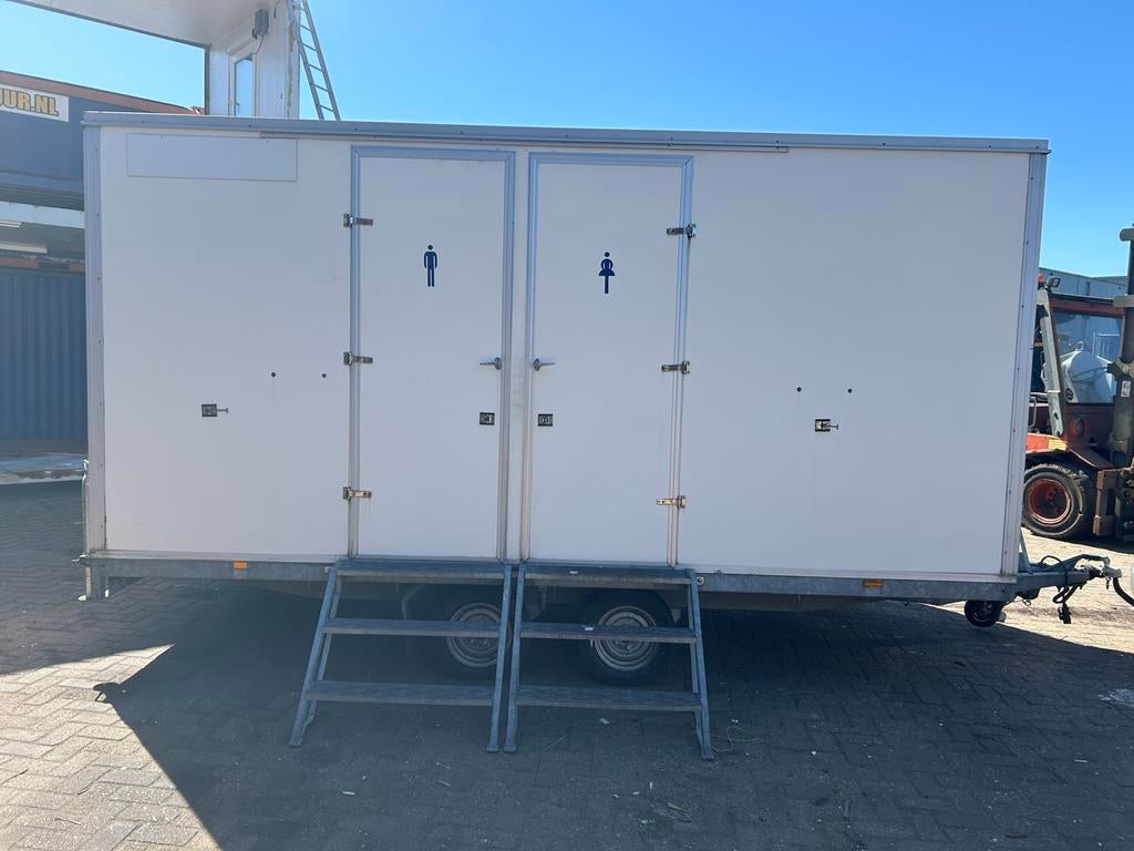 Hapert Toiletwagen - 3 Dames, 1 Heren, 3 Urinoirs, Ophalen of Verzenden, Gebruikt, Overige