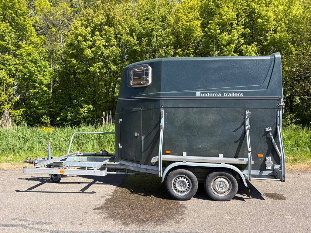 Zuidema 2 paards koets-men trailer, Dieren en Toebehoren, Ophalen, Gebruikt, Polyester, 2-paards trailer