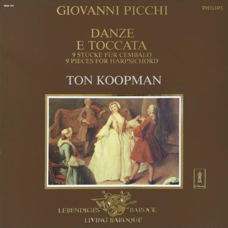 Giovanni Picchi Ton Koopman–Danze E Toccata, Cd's en Dvd's, Vinyl | Klassiek, Zo goed als nieuw, Classicisme, Kamermuziek, 12 inch