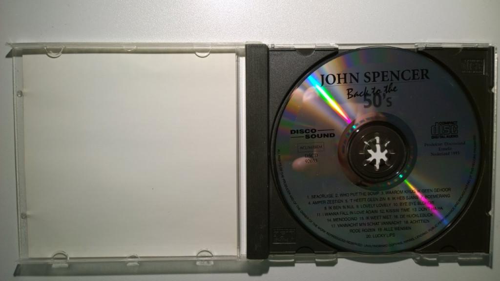 John Spencer - Back To The 50's, Cd's en Dvd's, Ophalen of Verzenden, Zo goed als nieuw, Pop