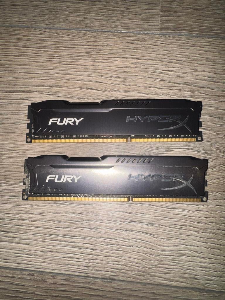 HyperX Fury DDR3 RAM Geheugen, Computers en Software, RAM geheugen, Gebruikt, 8 GB, DDR3, Ophalen of Verzenden