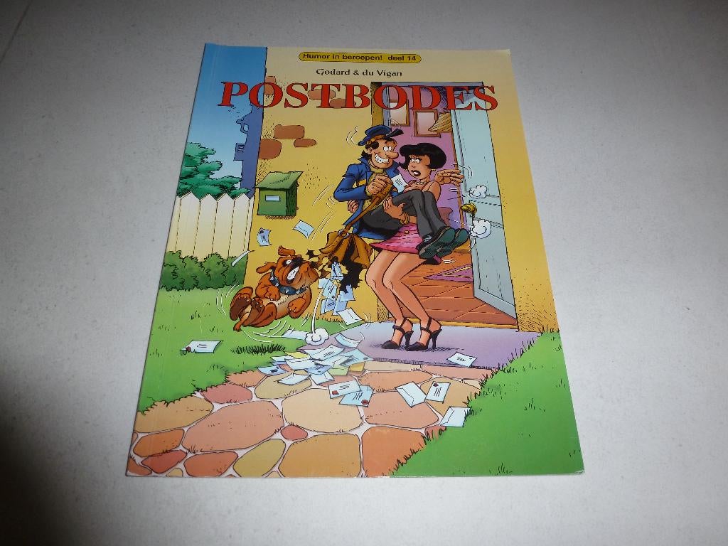 NIEUW stripboek humor in beroepen POSTBODES deel 14, Eén stripboek, Ophalen of Verzenden, Nieuw