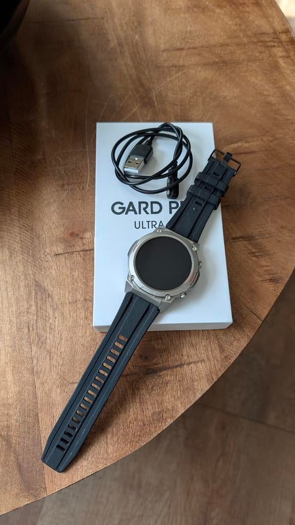 Smart Watch Gard Pro Ultra 2+, Sieraden, Tassen en Uiterlijk, Smartwatches, Zwart, Ophalen of Verzenden, Zo goed als nieuw, Waterdicht
