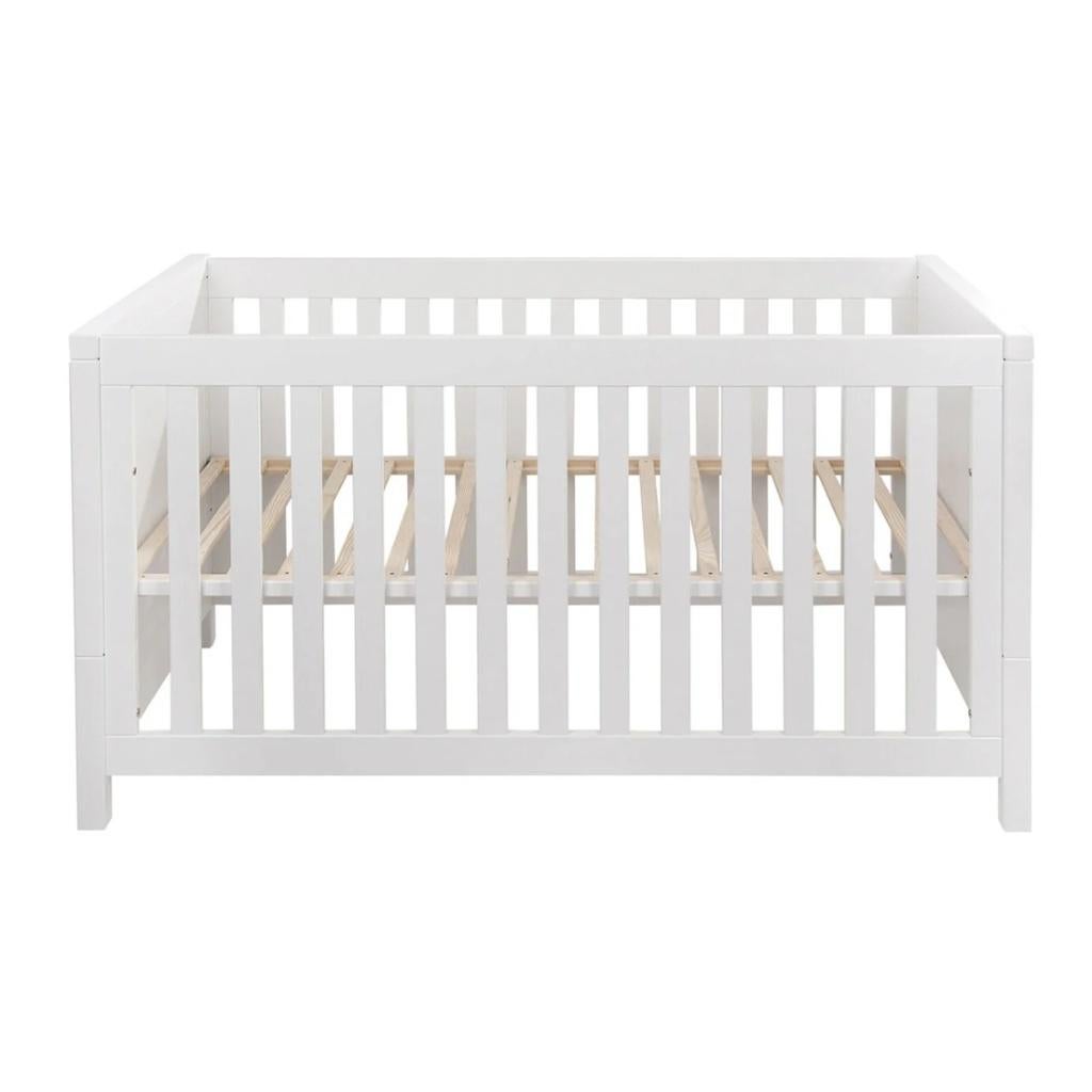 Kinder Quax stripes bed / ledikant met omvorming, Ophalen, Zo goed als nieuw, Minder dan 140 cm, 70 tot 85 cm