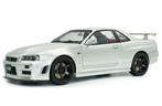 Nissan Skyline R34 GT-R Z Tune '99, zilver - Solido - 1:18