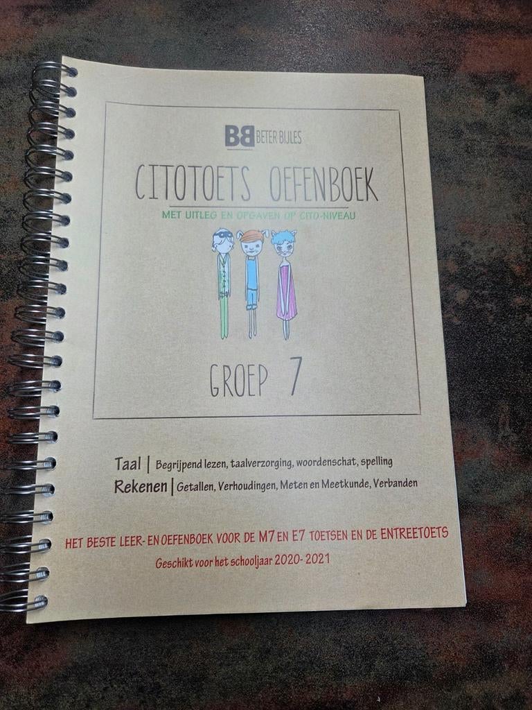 Cito Oefenboek Groep 7 - Beter Bijles (2020-2021), Ophalen, Overige vakken, Overige niveaus, Peter Meijer