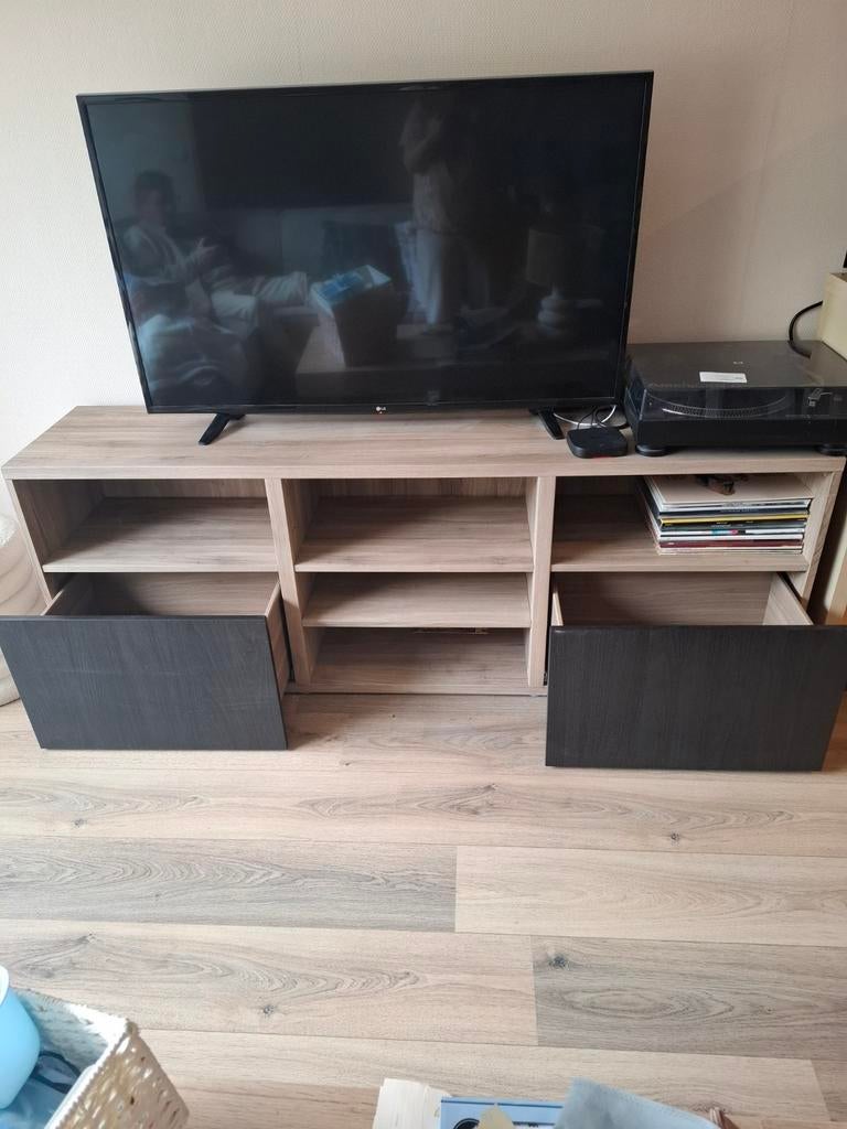 Ikea Tv Kast met open vakken en lades, Ophalen, Gebruikt, 150 tot 200 cm, Minder dan 100 cm