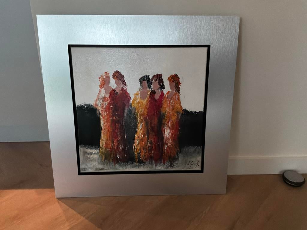 Schilderij 'Vrouwenfiguren' - van Jochem de Graaf, Ophalen