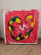 Schilderij Erik Loman "Twins" 60x60, Antiek en Kunst, Ophalen of Verzenden