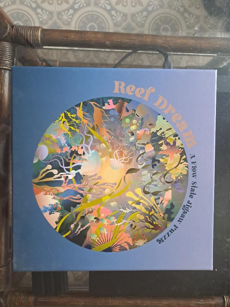 Legpuzzel reef dream skittledoh 1000 stukjes rond, Ophalen of Verzenden, 500 t/m 1500 stukjes, Zo goed als nieuw, Legpuzzel