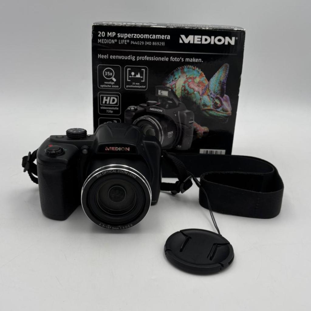 Medion 20MP Superzoom Digitale camera LIFE P44029, Audio, Tv en Foto, Fotocamera's Digitaal, Ruilrijk, Zo goed als nieuw, Info@ruilrijk.nl