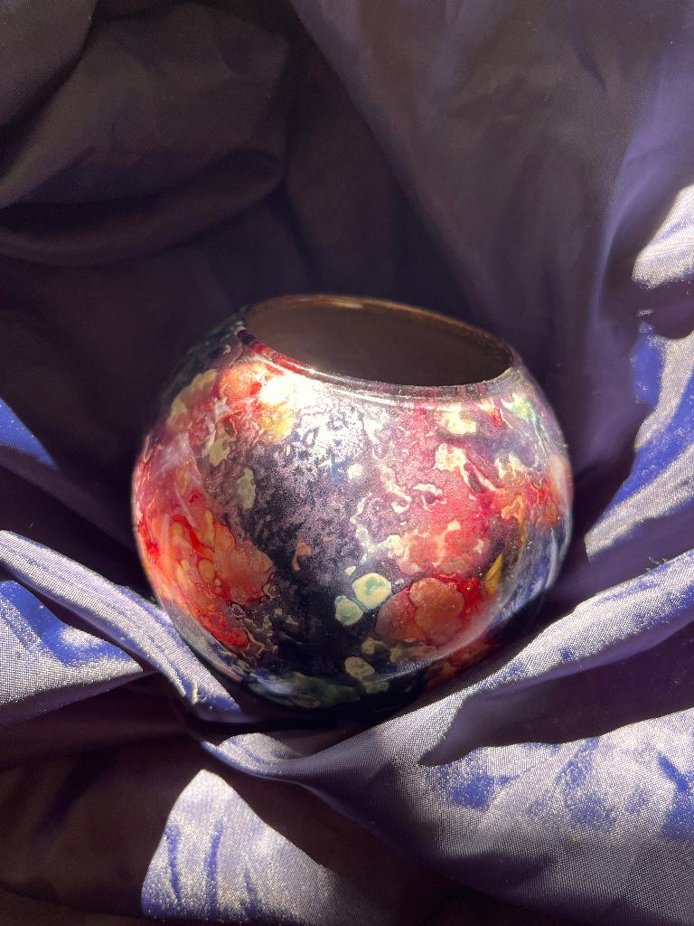 Waxinelichthouder, Huis en Inrichting, Woonaccessoires | Kandelaars en Kaarsen, Overige materialen, Blauw, Ophalen of Verzenden