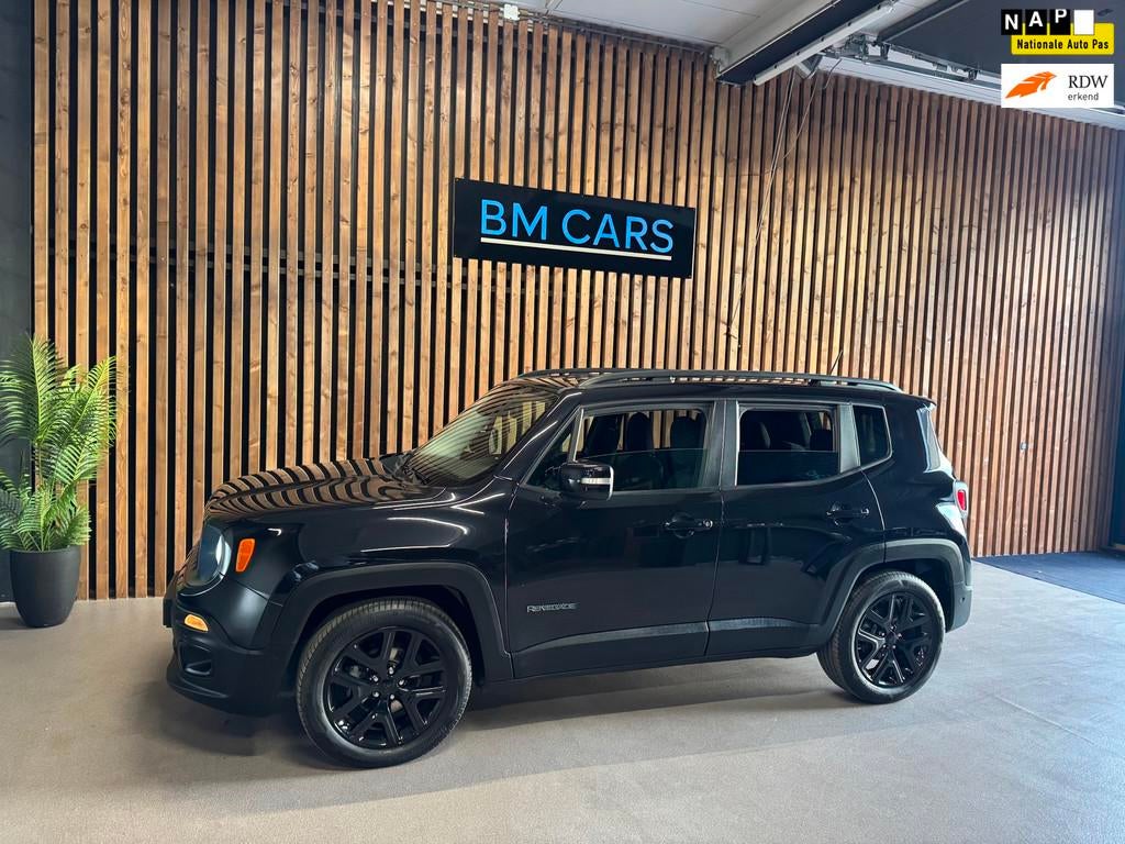 Jeep Renegade 1.4 MultiAir Limited AUTOMAAT,Trkhaak,Xenon, Auto's, Jeep, Gebruikt, 4 cilinders, Parkeersensor, Zwart