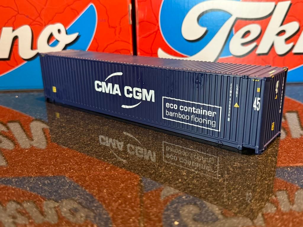 Tekno - CMA 45 FT HC Container, Hobby en Vrije tijd, Modelauto's | 1:50, Ophalen of Verzenden, Zo goed als nieuw, Bus of Vrachtwagen