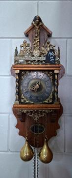 Zaanse klok | koperen gewichten | nagekeken, Ophalen