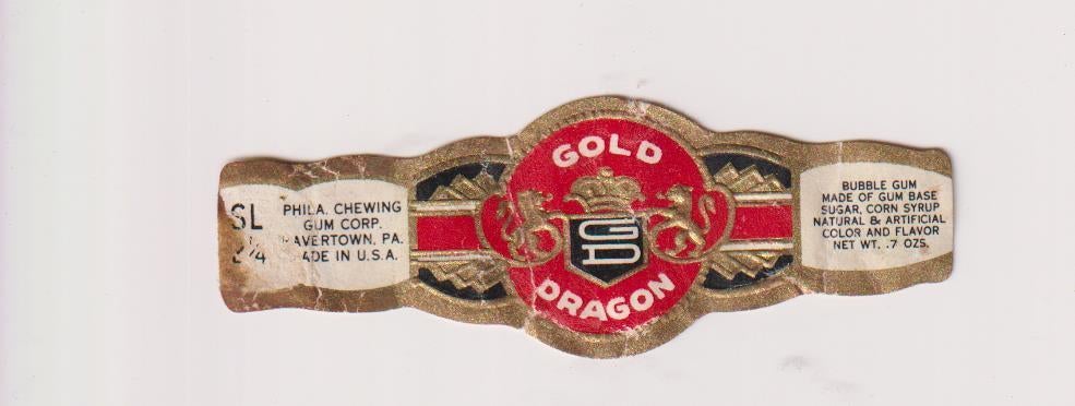sigarenbanden - GOLD DRAGON, Ophalen of Verzenden, Gebruikt, Sigarenbandjes