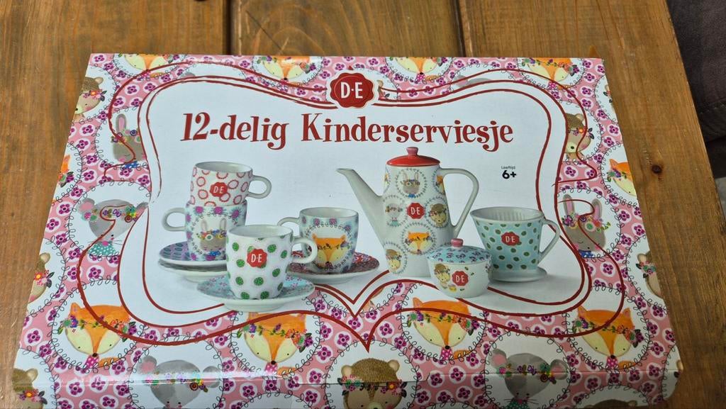Douwe Egberts 12-delig kinderserviesje, Ophalen, Nieuw