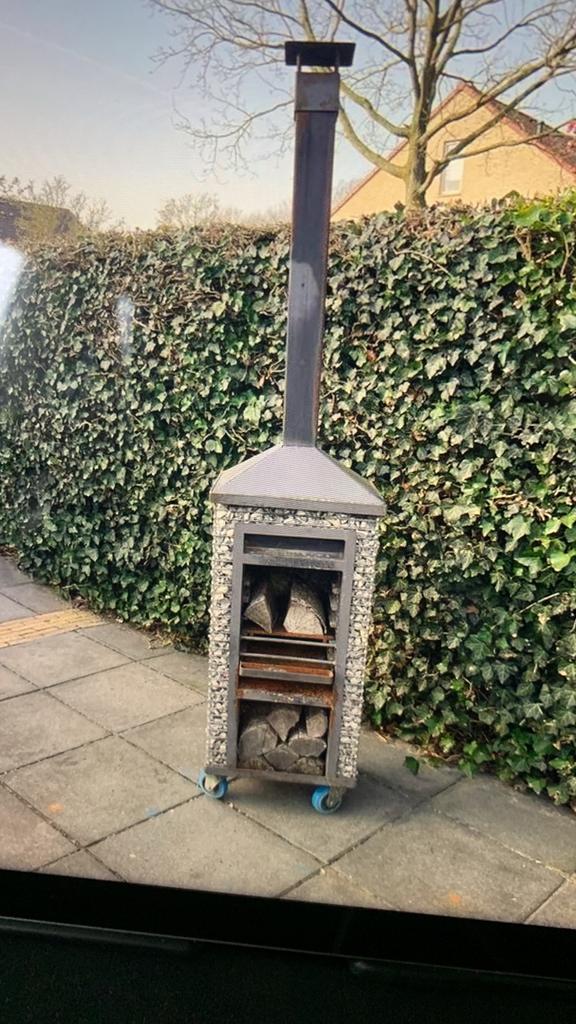 Tuinkachel, Ophalen, Gebruikt