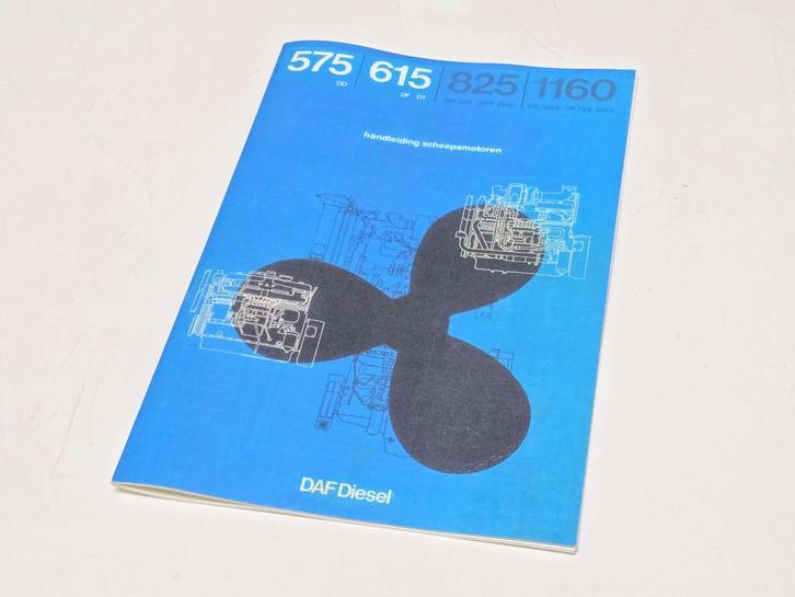 DAF 575 / 615 instructieboek handleiding scheepsmotoren, Watersport en Boten, Accessoires en Onderhoud, Nieuw, Onderhoud en Reparatie