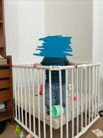 Geuther opvouwbare box met matrasje en wieltjes, Kinderen en Baby's, Boxen, Ophalen, Gebruikt, Rechthoekig, In hoogte verstelbaar