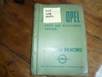 Opel Olympia Rekord; P1 en P2 onderdelencatalogus nr 405, Ophalen of Verzenden