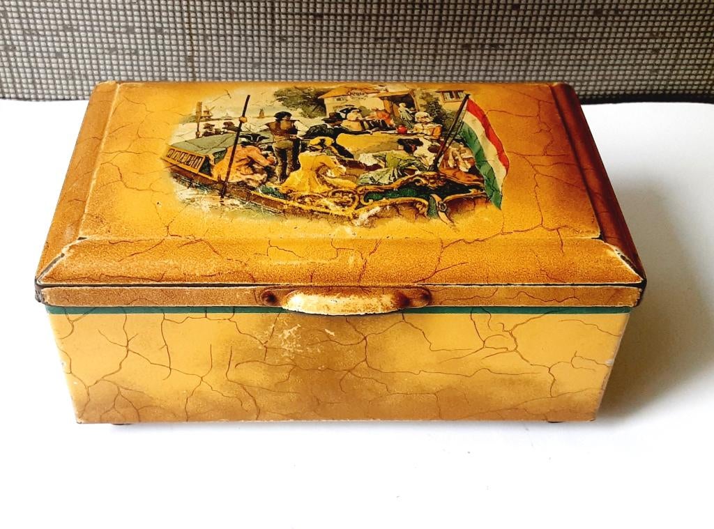 douwe egberts blik voor pickwick thee met boot, Ophalen of Verzenden, Gebruikt, Thee, Douwe Egberts