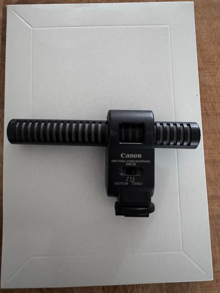 Canon Directional Stereo Microfoon DM-50, Ophalen, Zo goed als nieuw, Overige typen