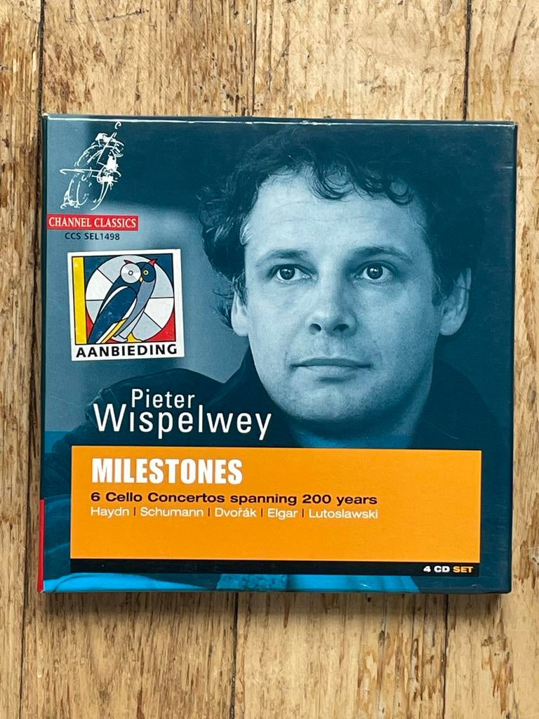 Pieter Wispelwey - Milestones: 6 Cello Concertos (4 CD), Boxset, Ophalen of Verzenden, Zo goed als nieuw, Romantiek