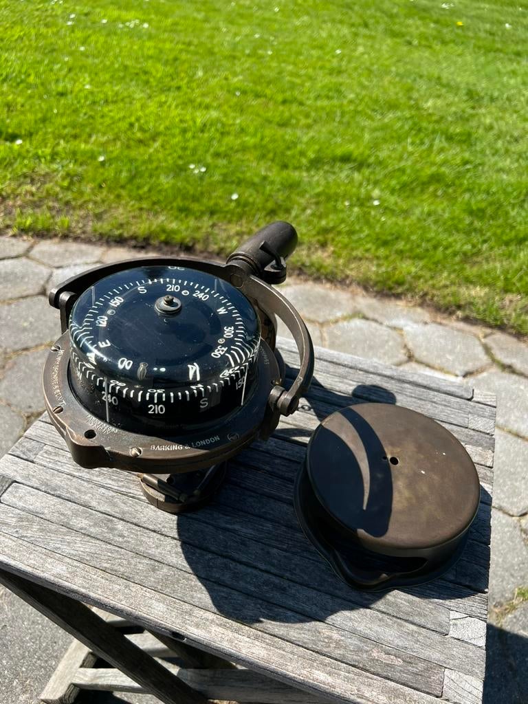 MESSING SESTREL Moore Compass Kompas Henry Browne & Son Ltd, Ophalen of Verzenden, Gebruikt, Gps of Kompas