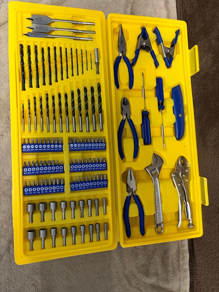 Complete gereedschapskist voor de beginner, Doe-het-zelf en Verbouw, Ophalen, Nieuw