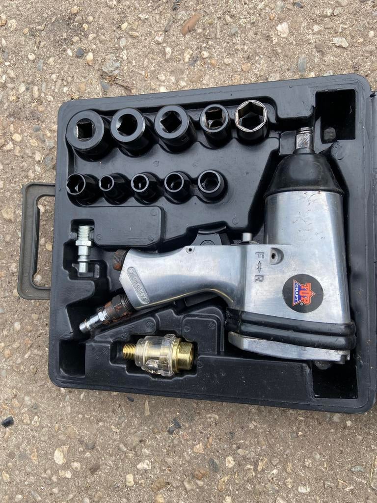 Splinternieuwe lucht slagmoersleutel met accessoires, Ophalen of Verzenden, Nieuw