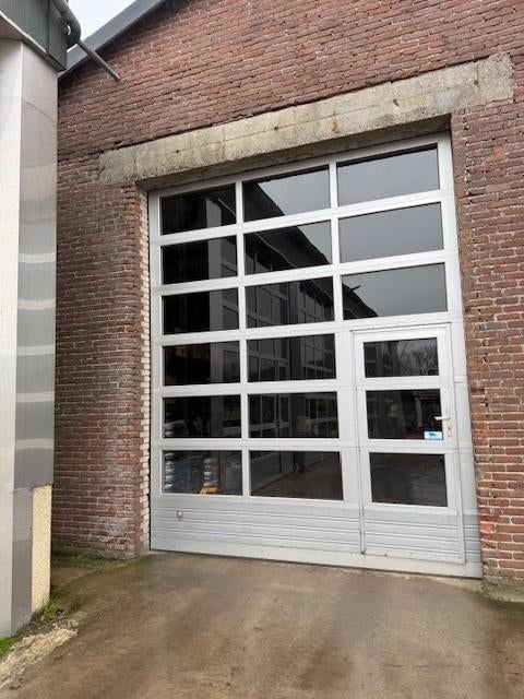 2372. Roldeur met loopdeur, Ophalen, Gebruikt, 120 cm of meer, 215 cm of meer