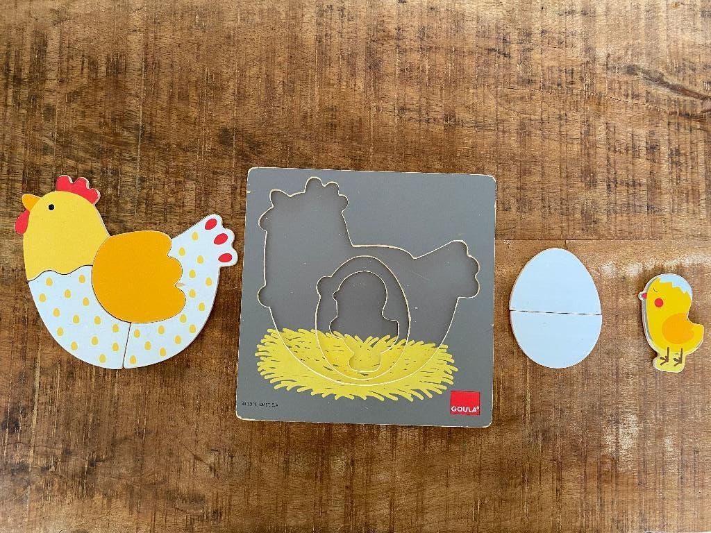 Goula lagenpuzzel, Ophalen of Verzenden, Gebruikt