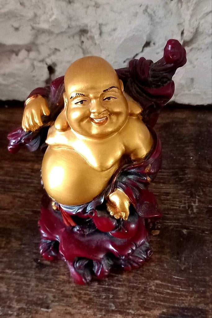 Boeddha Happy 12cm., Ophalen of Verzenden