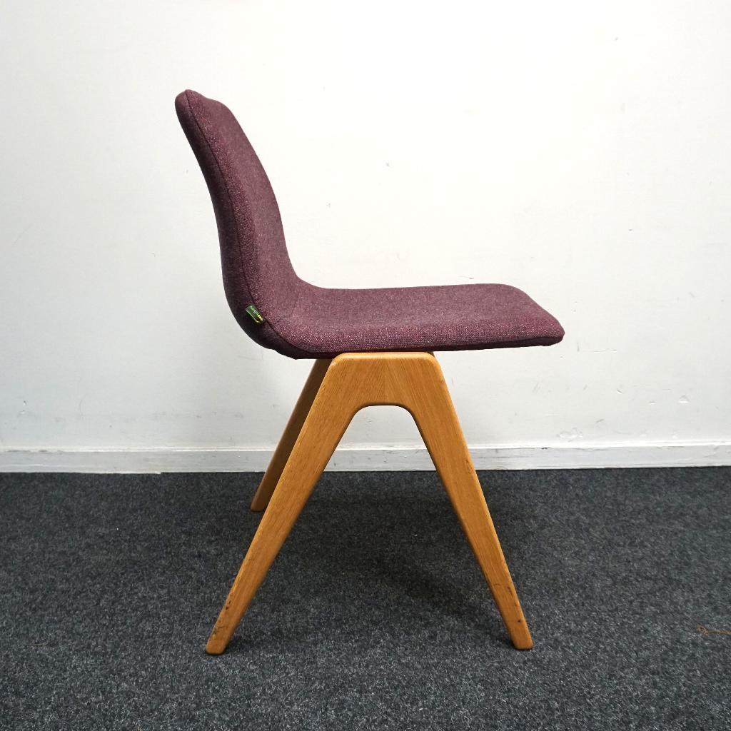 Naughtone Viv Wood Design Stoelen | Aubergine Gemeleerd, Gebruikt, Overige kleuren, -, -