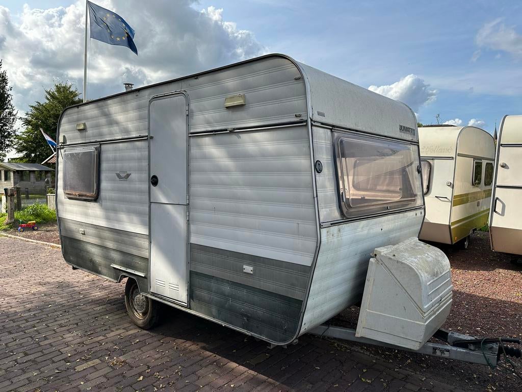 De Roeck festival knaller! 4 persoons caravan., Overige merken, Vast bed, Bedrijf, Tot en met 3