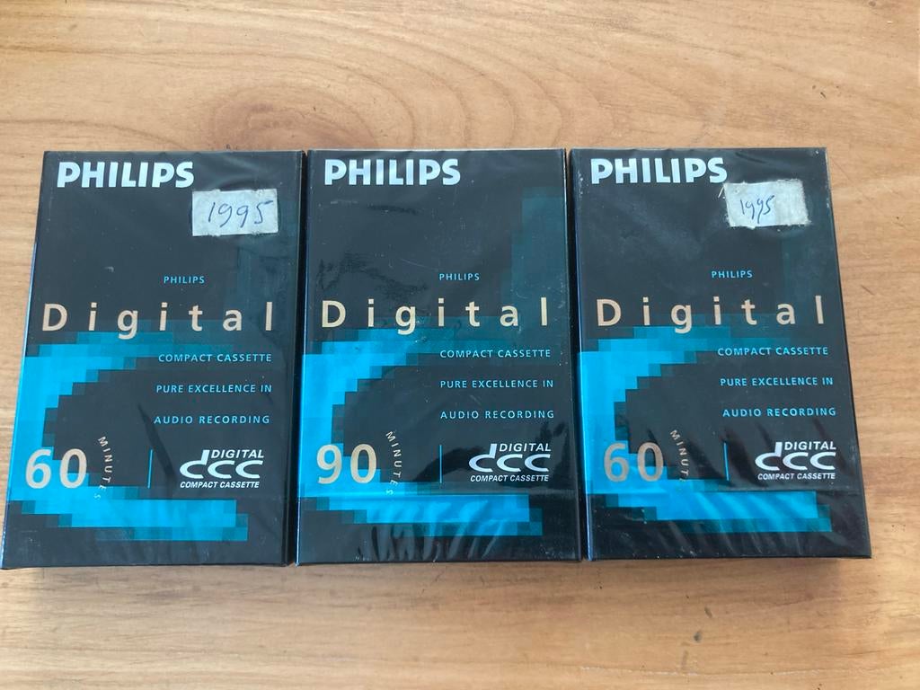 Philips dcc tapes. Nieuw in verpakking, Cd's en Dvd's, Cassettebandjes, 2 t/m 25 bandjes, Overige genres, Ophalen of Verzenden