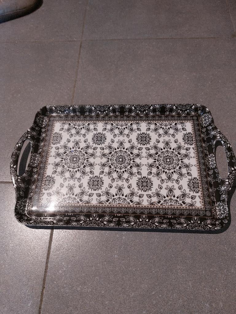 Dienblad (2x)    µ1n, Huis en Inrichting, Woonaccessoires | Dienbladen, Hout, Rechthoekig, Ophalen