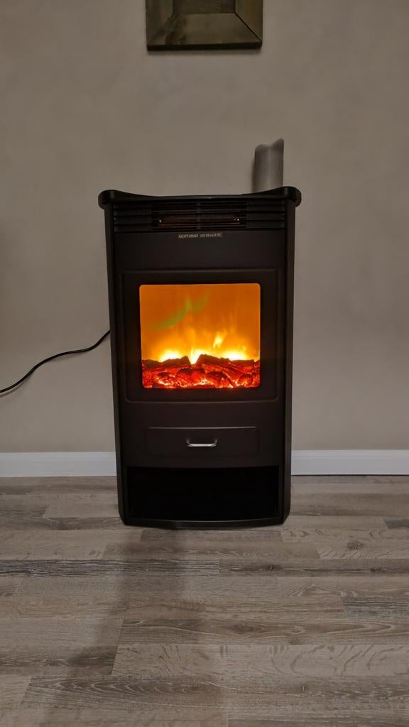 Te koop leuke electrische Haard verwarmd en sier, Huis en Inrichting, Kachels, Ophalen, Zo goed als nieuw, Elektrisch, Overige soorten