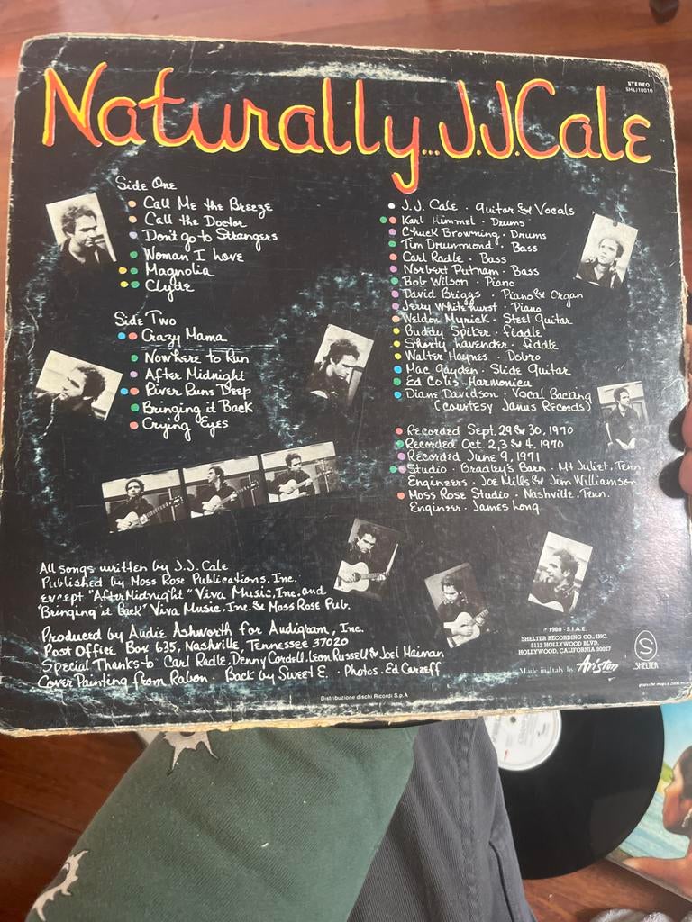 J.J. Cale - Naturally (Vinyl LP), Cd's en Dvd's, Vinyl | Rock, Ophalen of Verzenden, Gebruikt, 12 inch, Overige genres